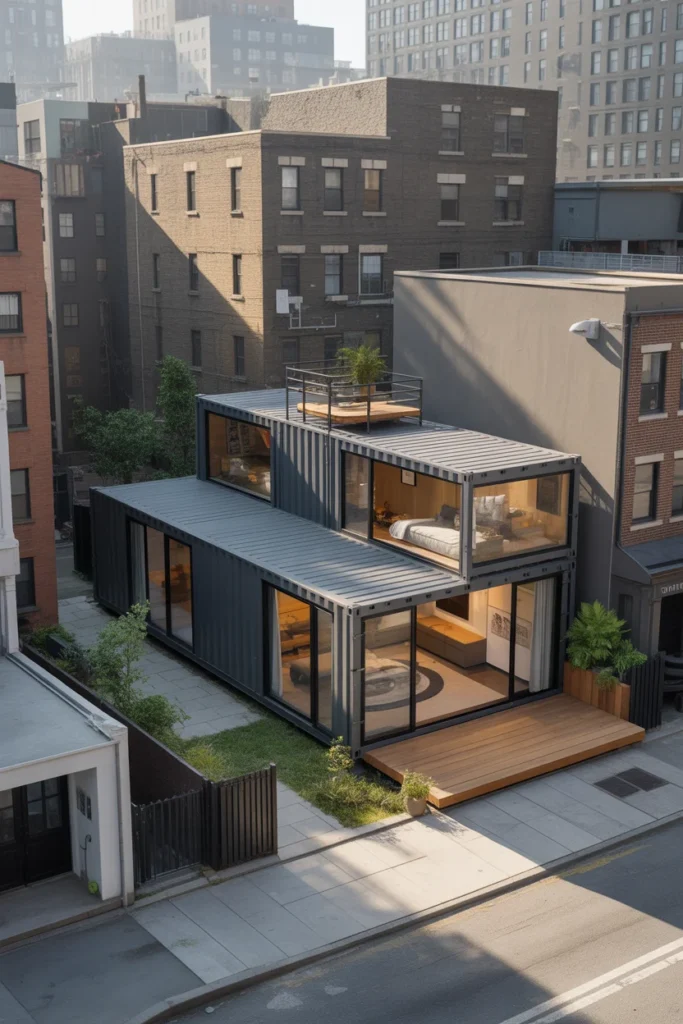 Compact Urban Container Home