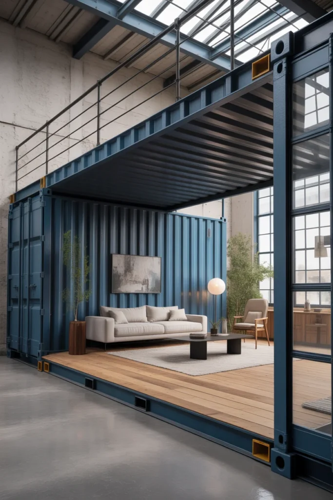 Industrial Style Container Loft