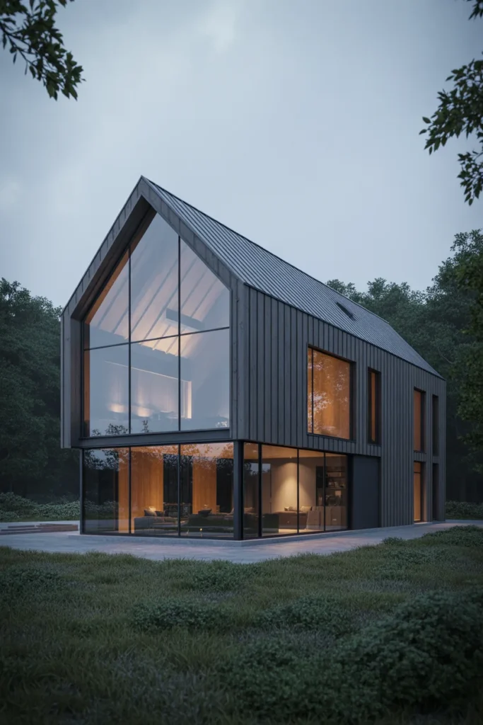 Floor-to-Ceiling Glass Facade