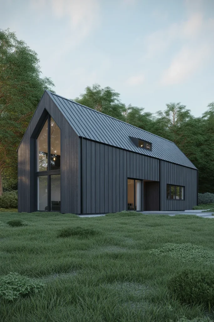 Classic Black Barn Exterior