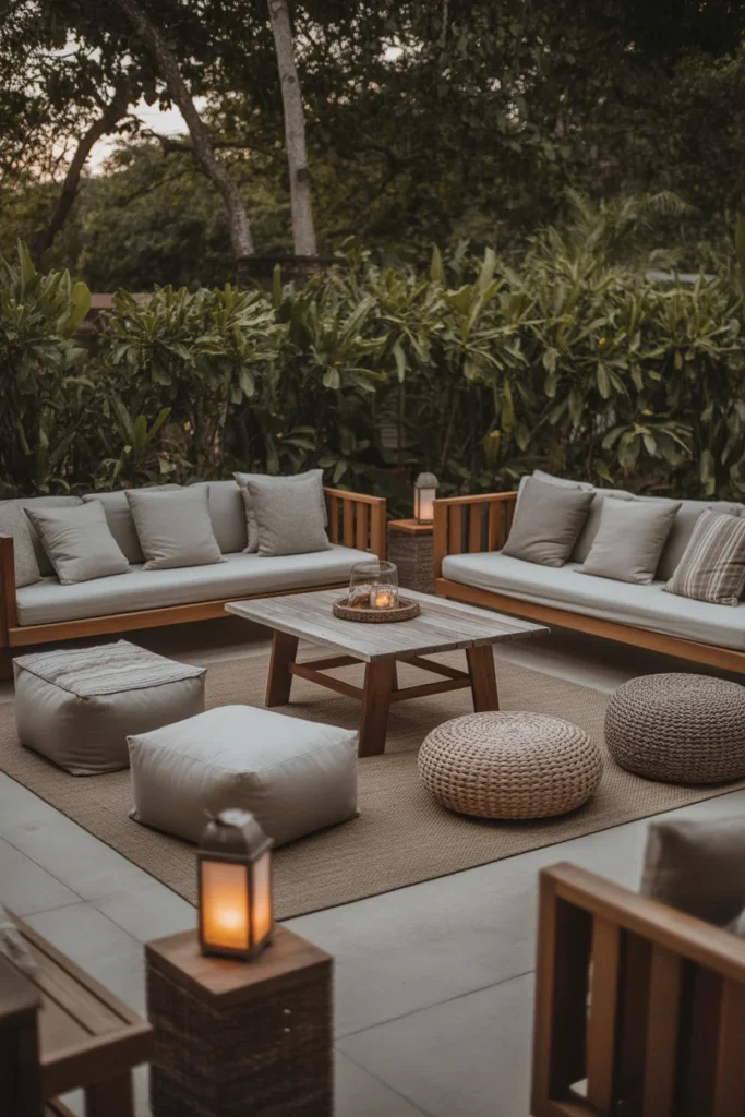 Design a Cozy Outdoor Lounge