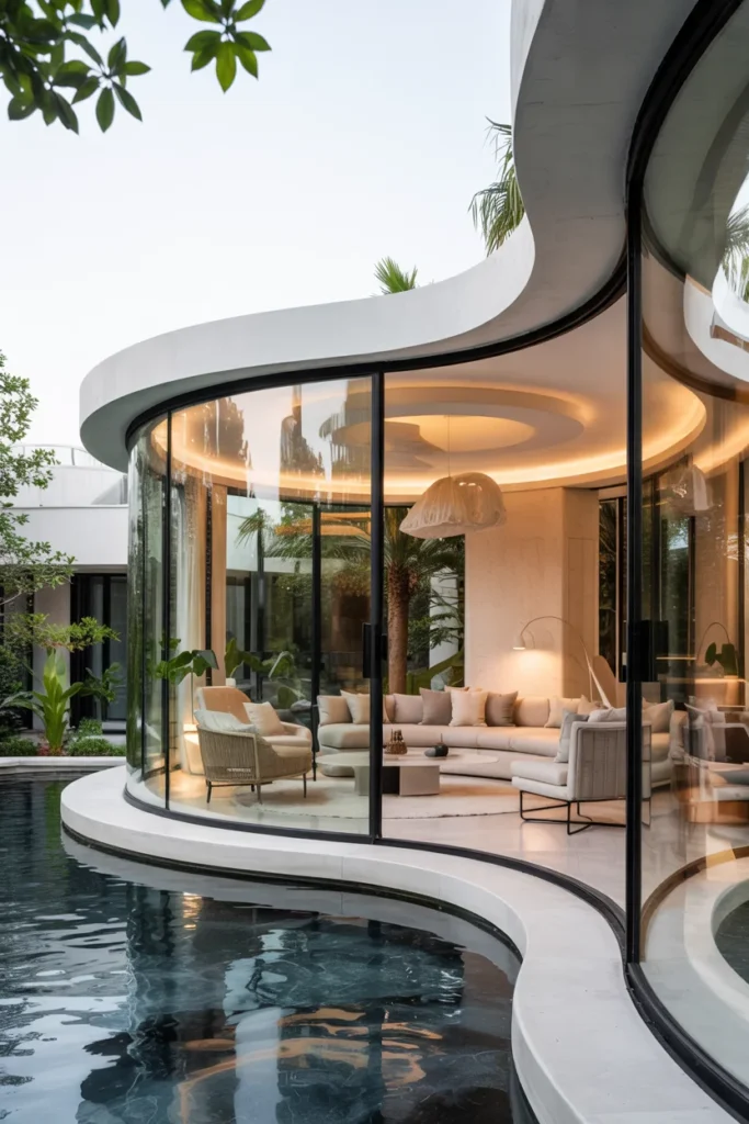 Curved Glass Extension