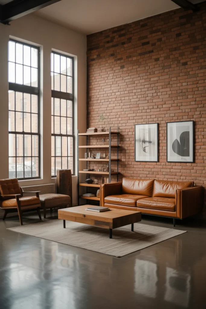 Exposed Brick Statement Walls