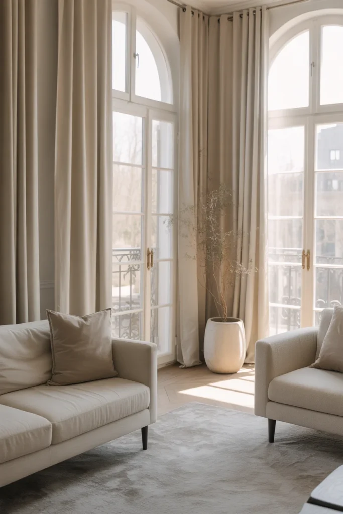 Use Curtains That Add Height