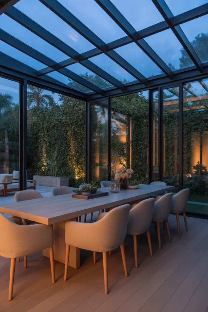 Glass Dining Room Extension
