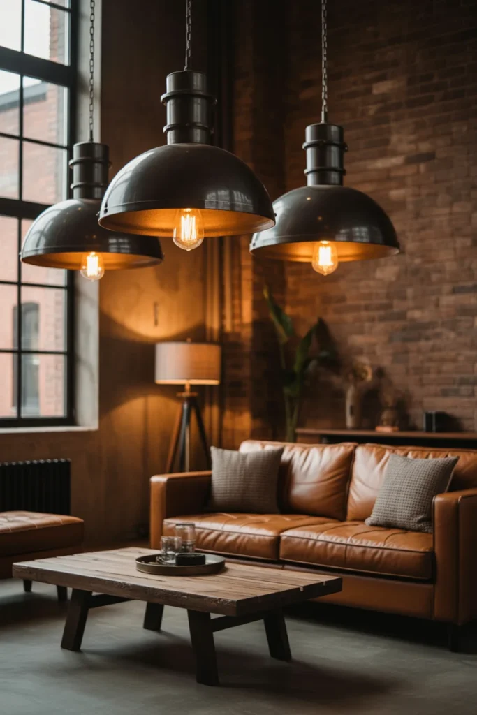 Add Industrial Pendant Lighting