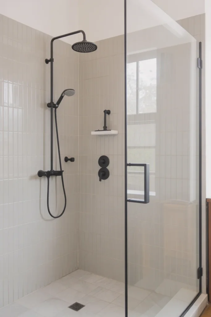 Matte Black Shower Fixtures