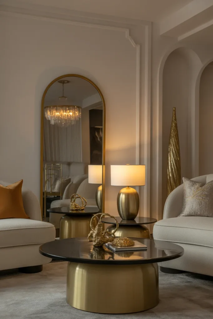 Bring in Subtle Metallic Accents