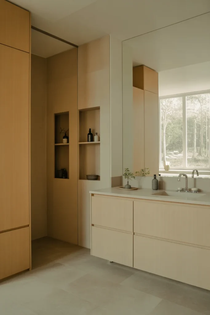 Minimalist Layout with Hidden Storage