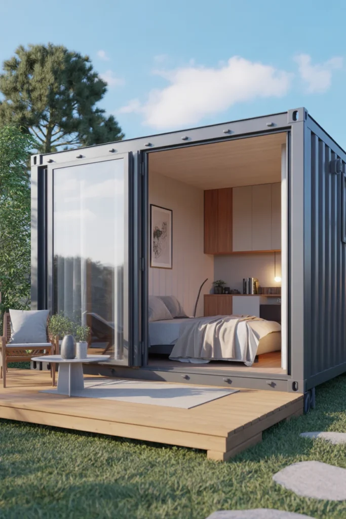 Minimalist Single Container Home