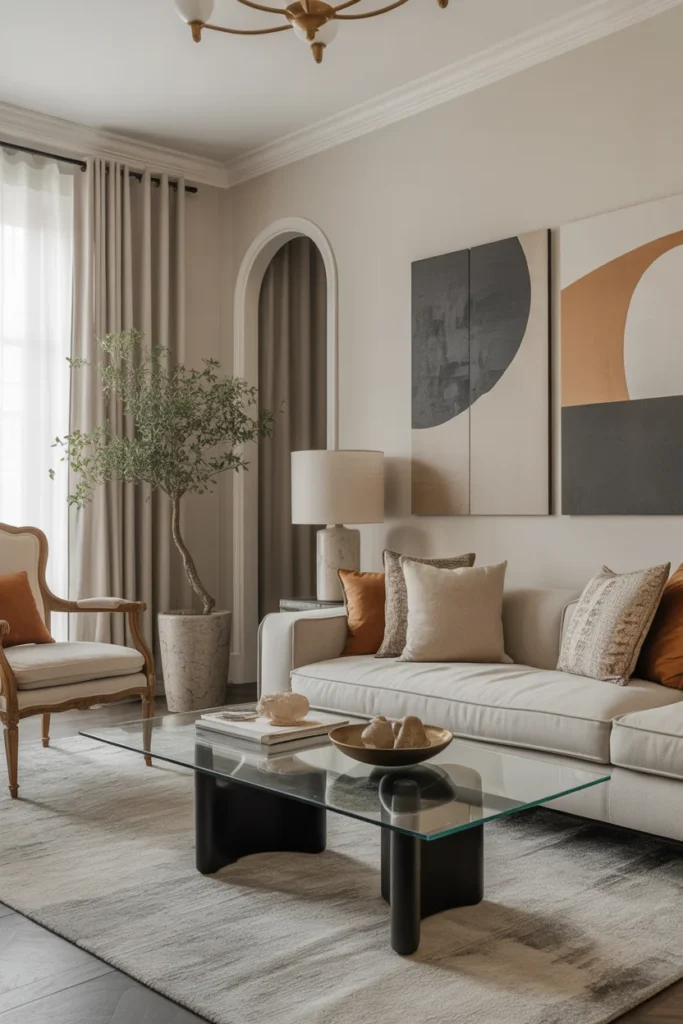 Combine Modern and Classic Pieces