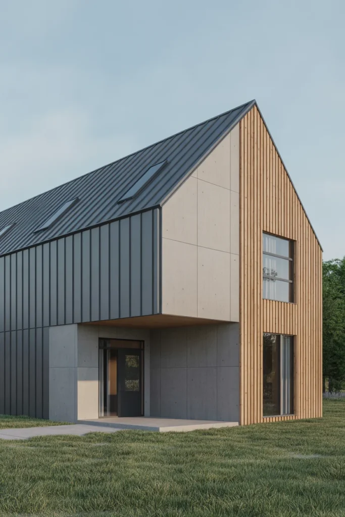 Mixed Material Exterior