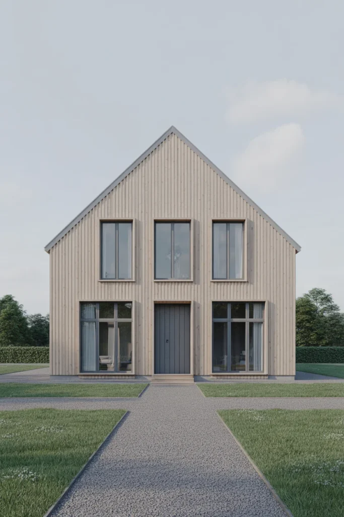 Symmetrical Barn Shape