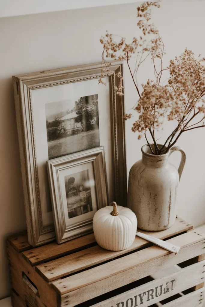 Incorporate Vintage or Rustic Pieces
