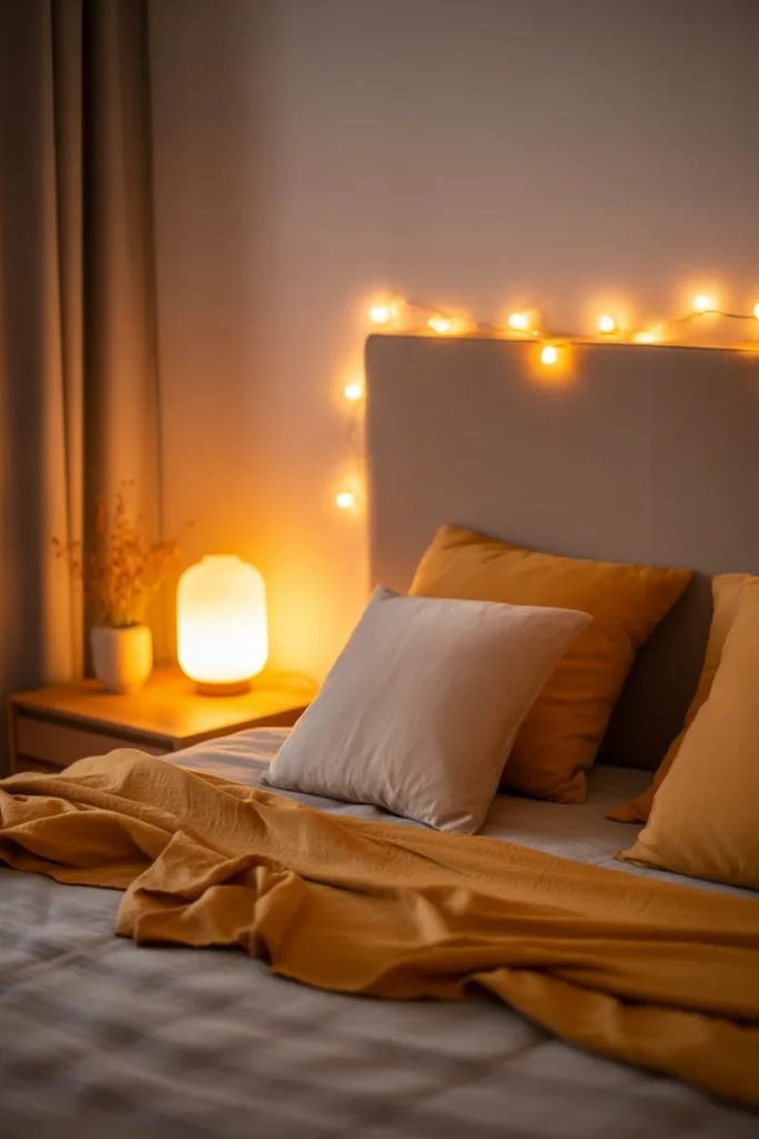 Use Warm Lighting Instead of Bright Lights