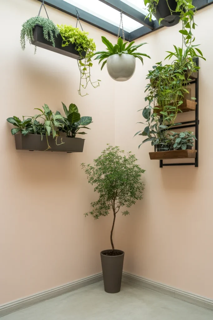 Add Plants Without Cluttering the Floor
