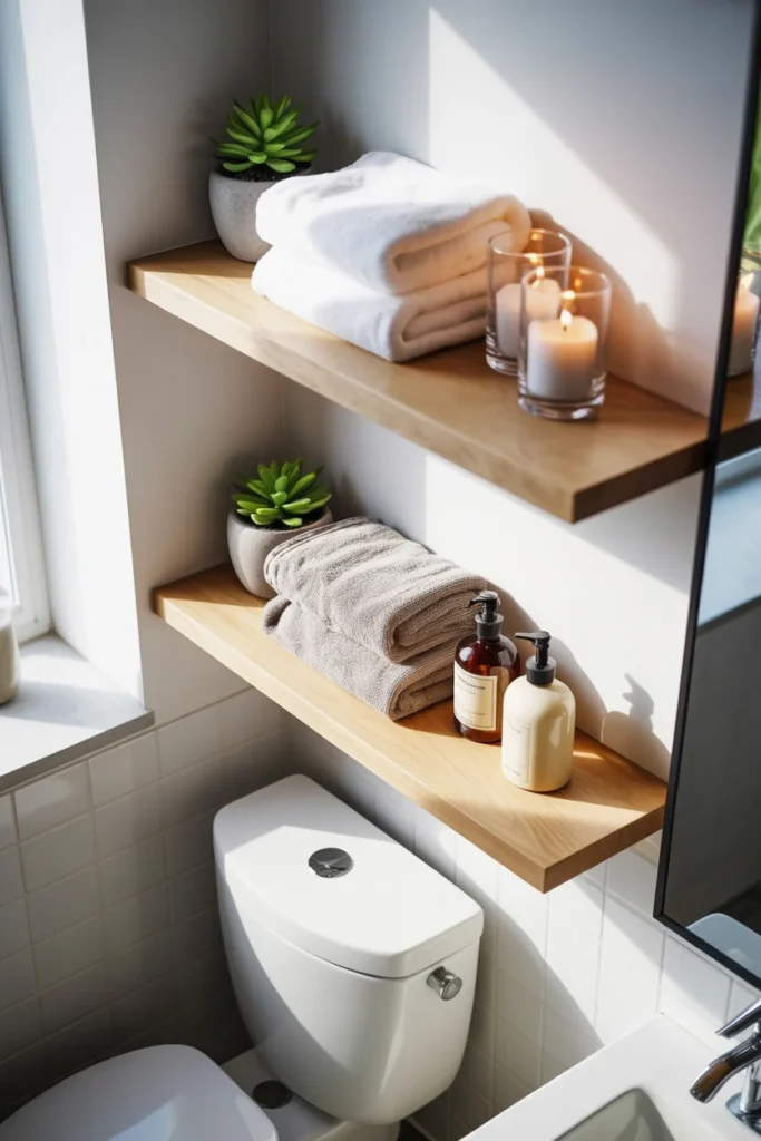 Use the Space Above Your Toilet