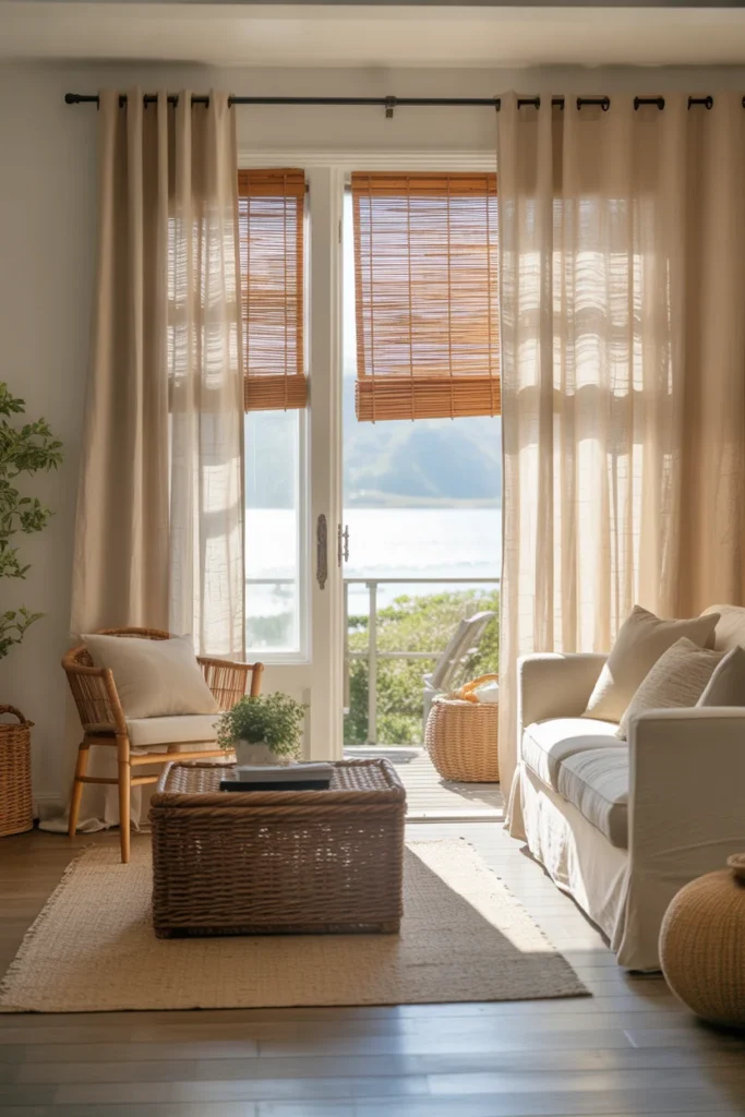 Go for Airy Window Treatments