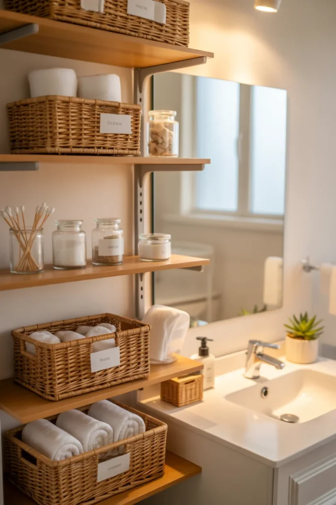 Use Baskets and Containers for Organization