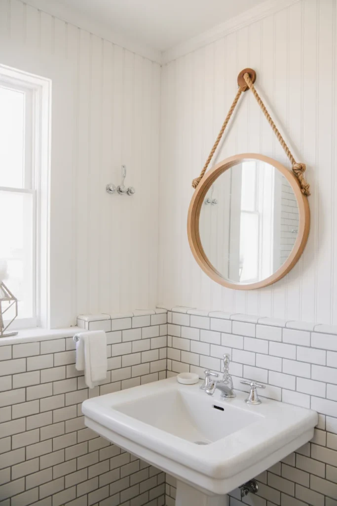 Install Beadboard in Bathrooms