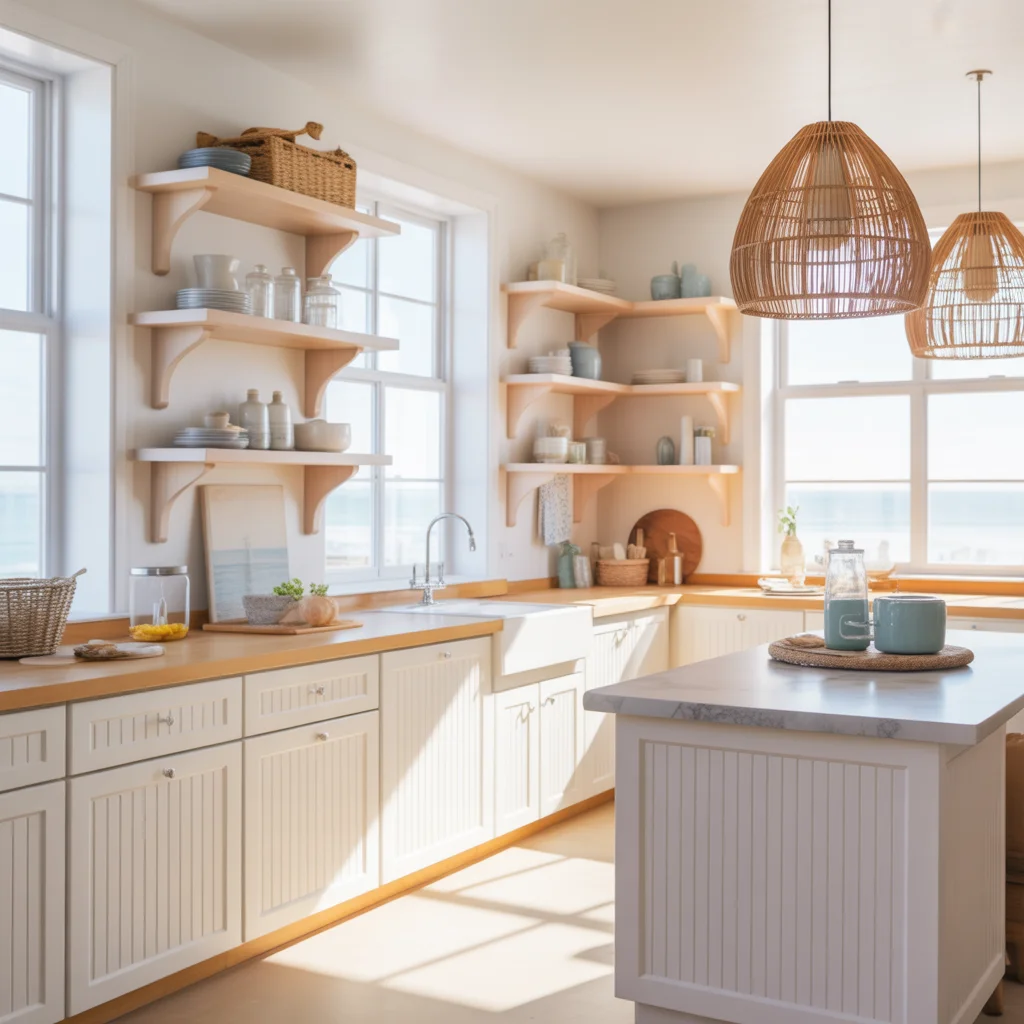 12 Coastal Kitchen Ideas That Feel Fresh, Light & Beachy