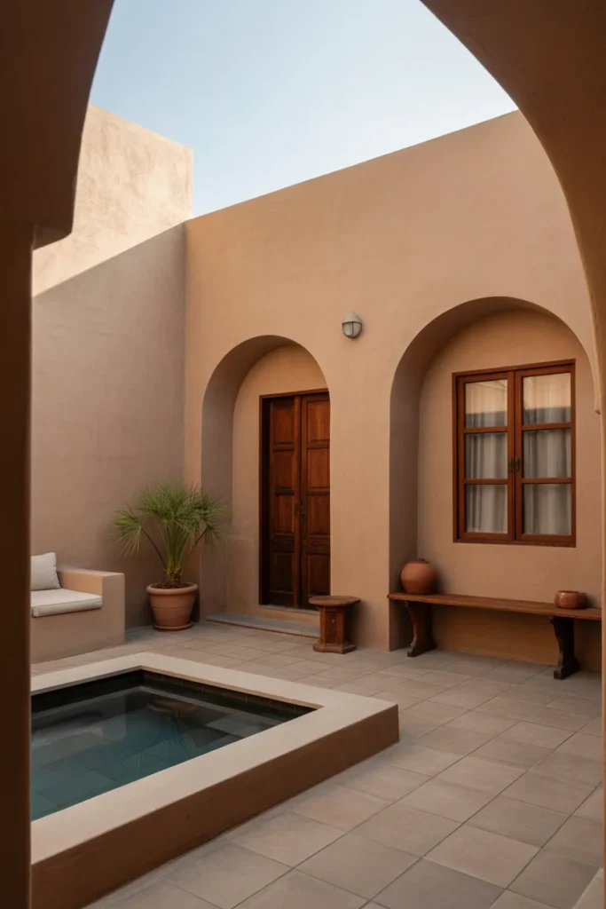 Courtyard-Style Pool