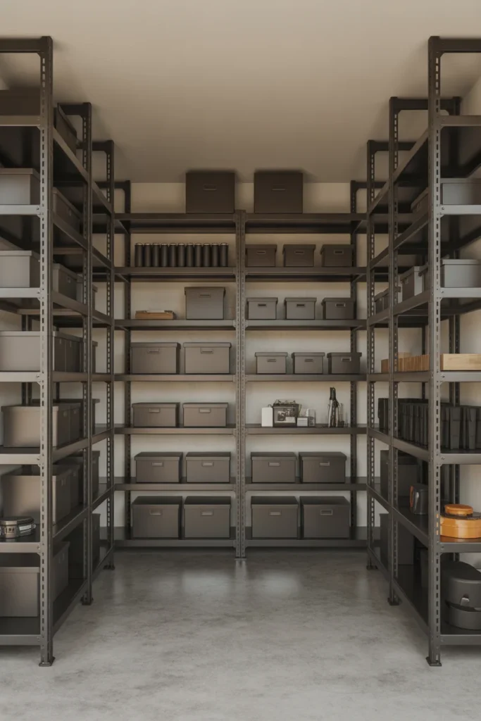Freestanding Industrial Shelving Units