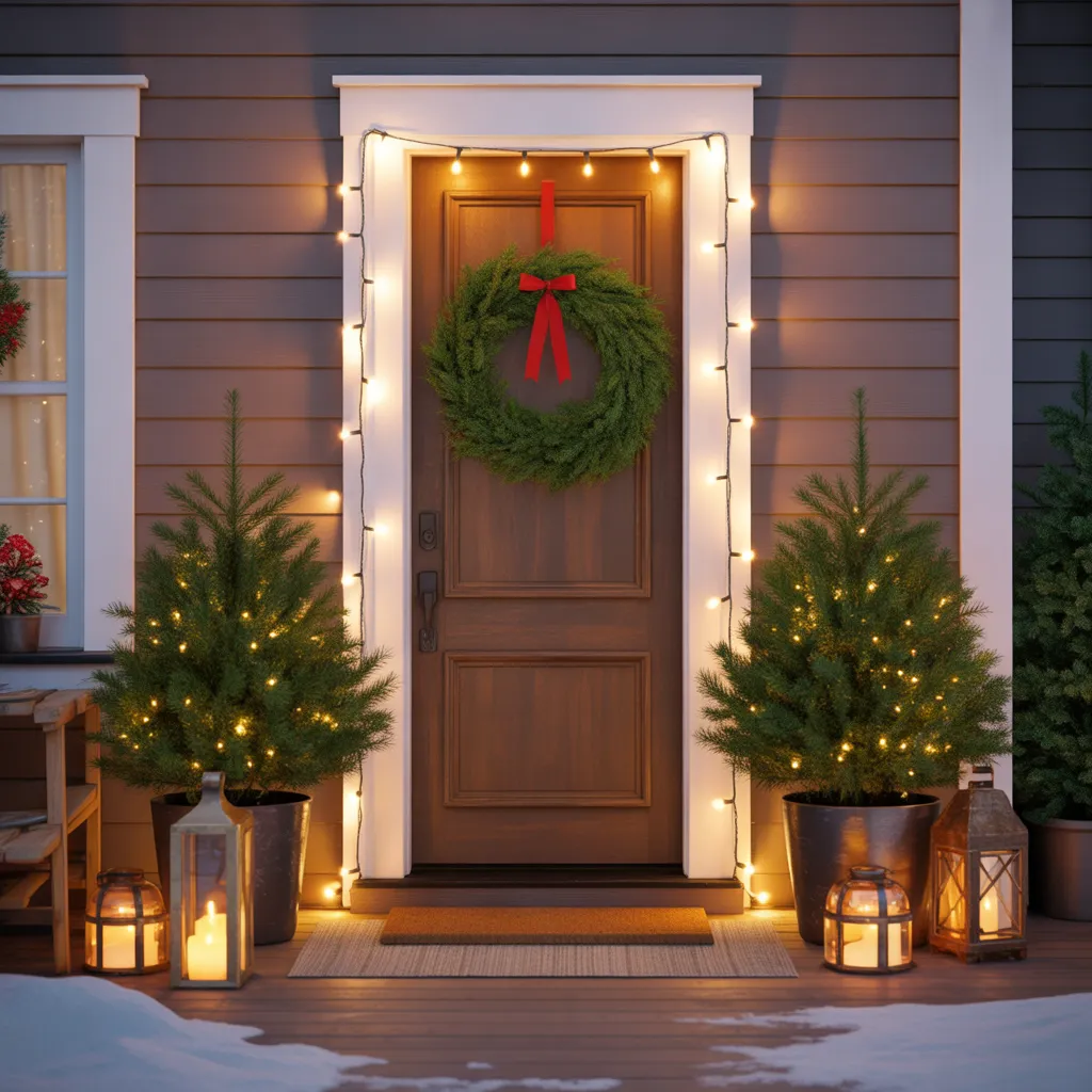 14 Cozy Front Porch Christmas Decor Ideas to Create a Festive Entryway