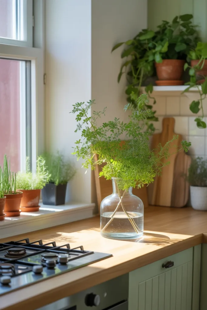 Add Greenery for a Fresh Touch