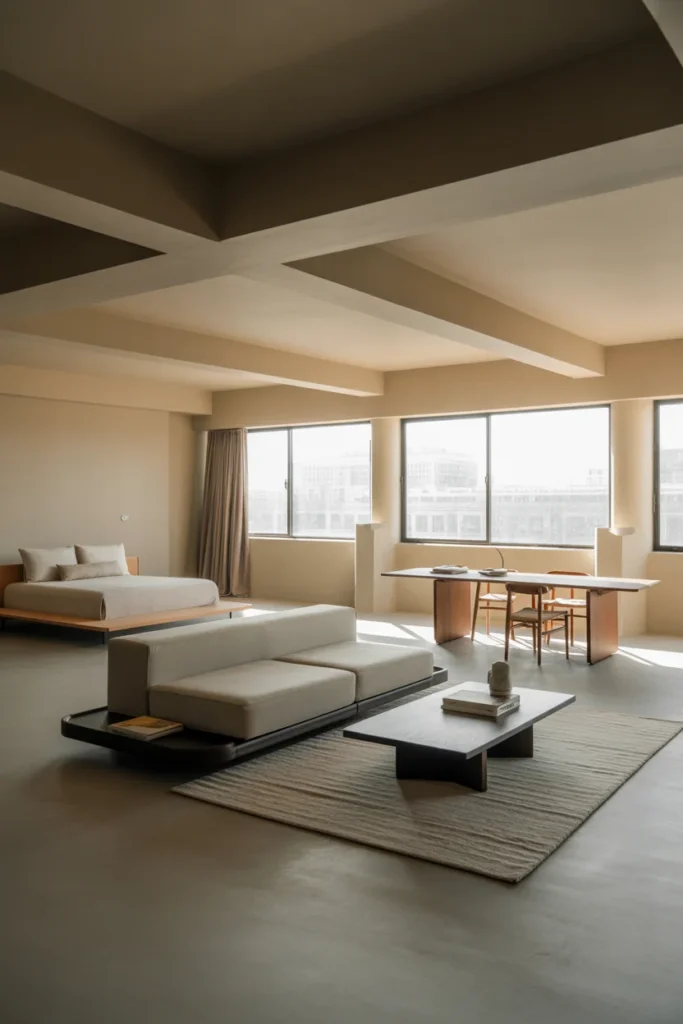 Choose Low-Profile Furniture
