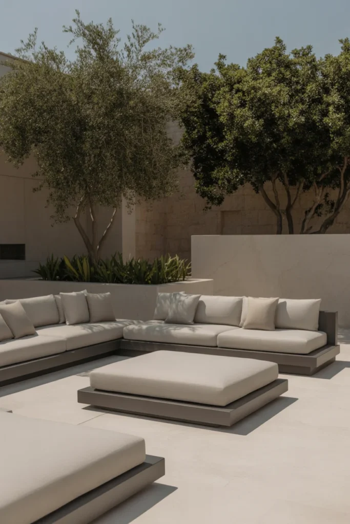 Choose low-profile seating