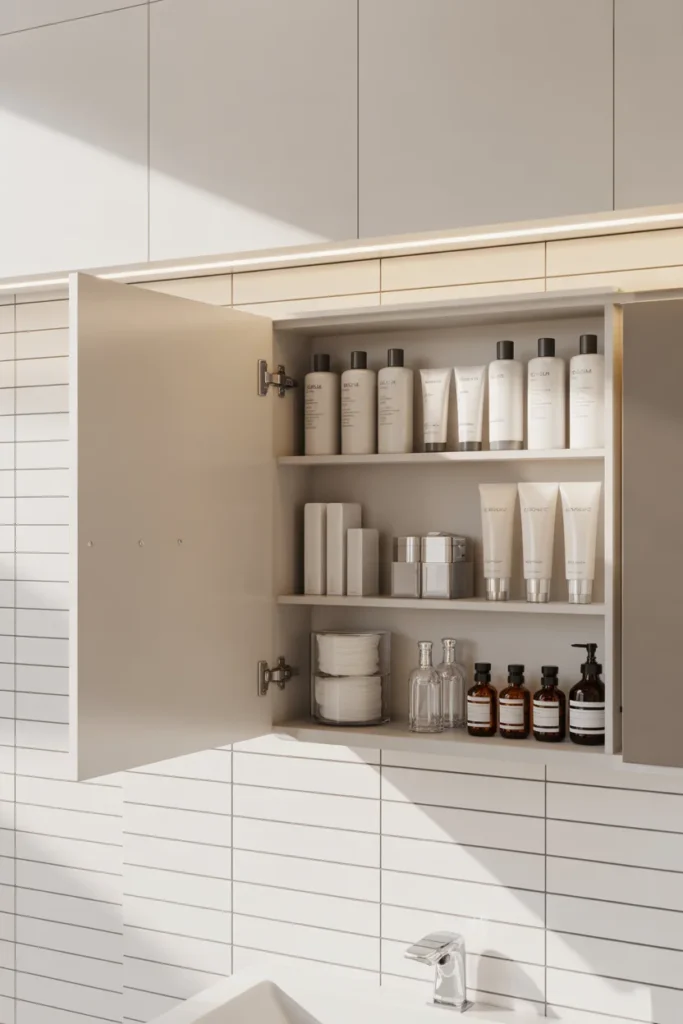 Swap Your Mirror for a Medicine Cabinet