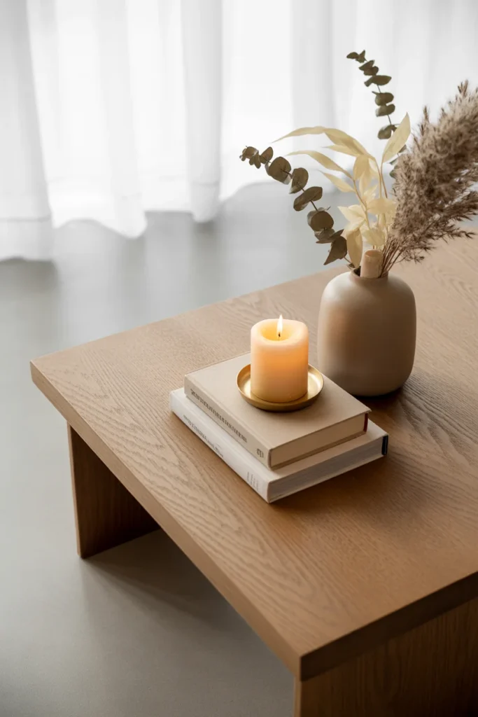 Style a Minimal Coffee Table