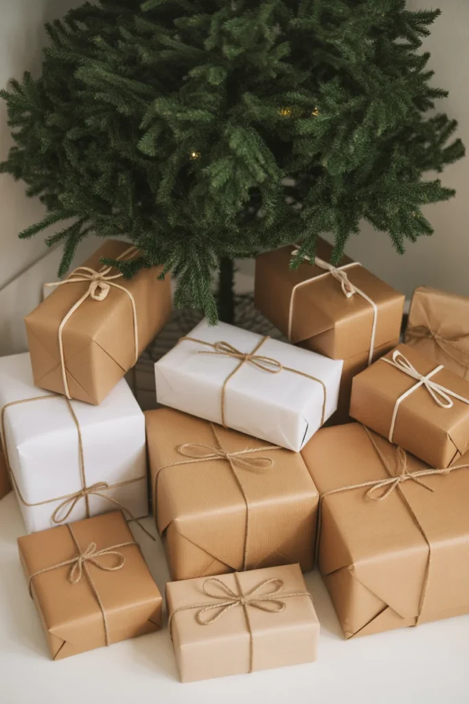 Wrap Gifts in Plain Paper