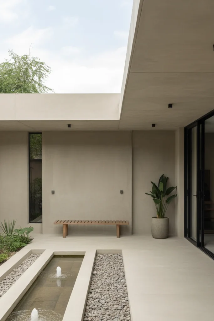 Minimalist Zen-Inspired Layout