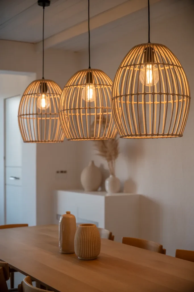 Pick Pendant Lights With Natural Materials
