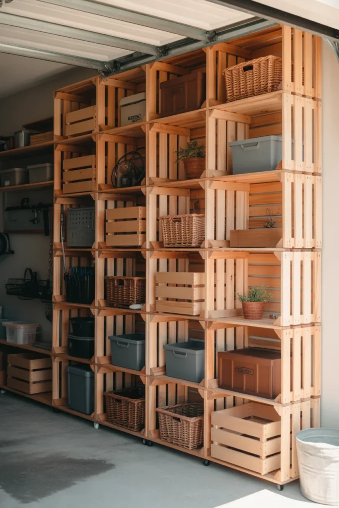 Open Crate Shelving