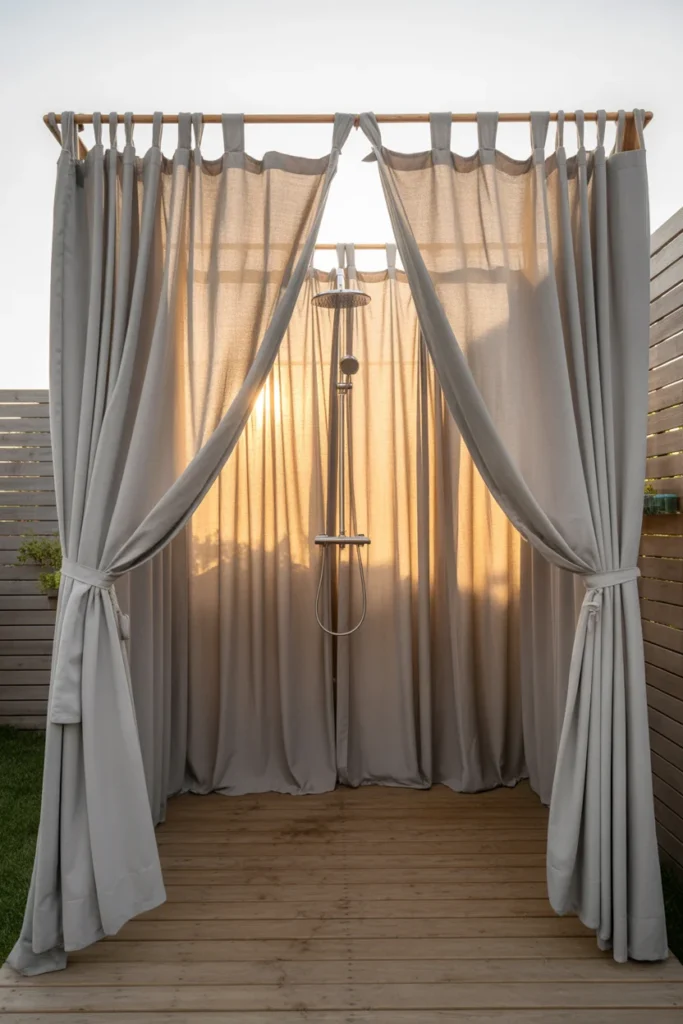 Use Outdoor Curtains for Flexibility