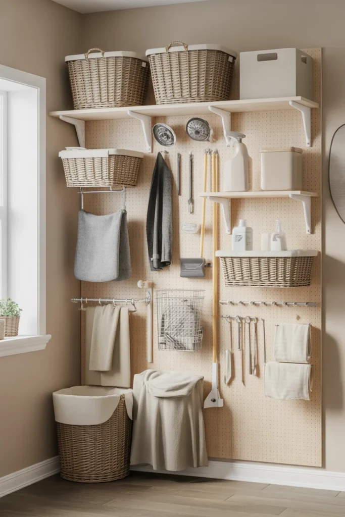 Use a Pegboard for Flexibility