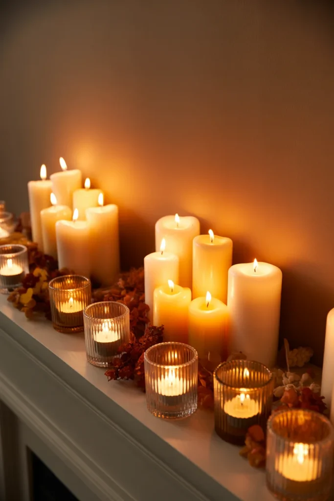 Add Warmth with Candles