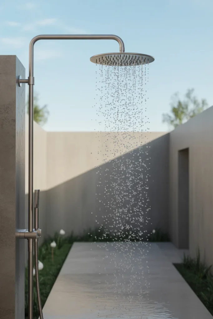 Install a Rainfall Showerhead