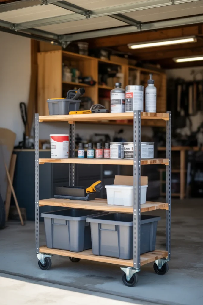 Rolling Storage Shelves