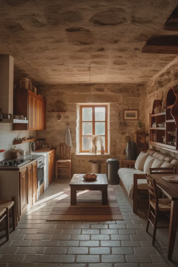 A Rustic Cave Farmhouse