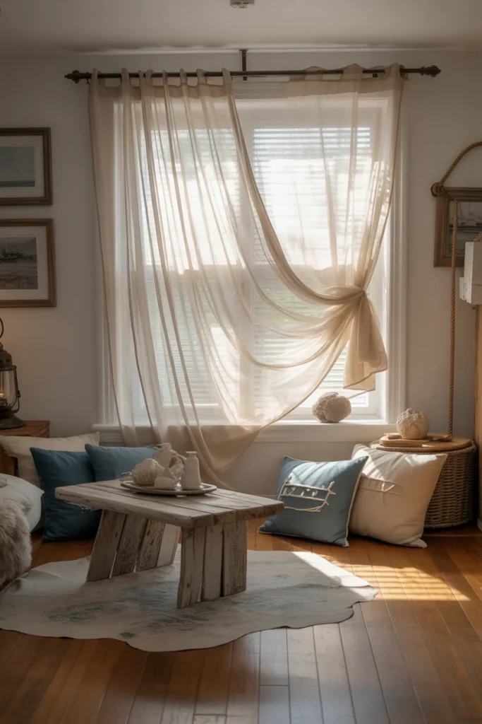 Add Sheer Curtains