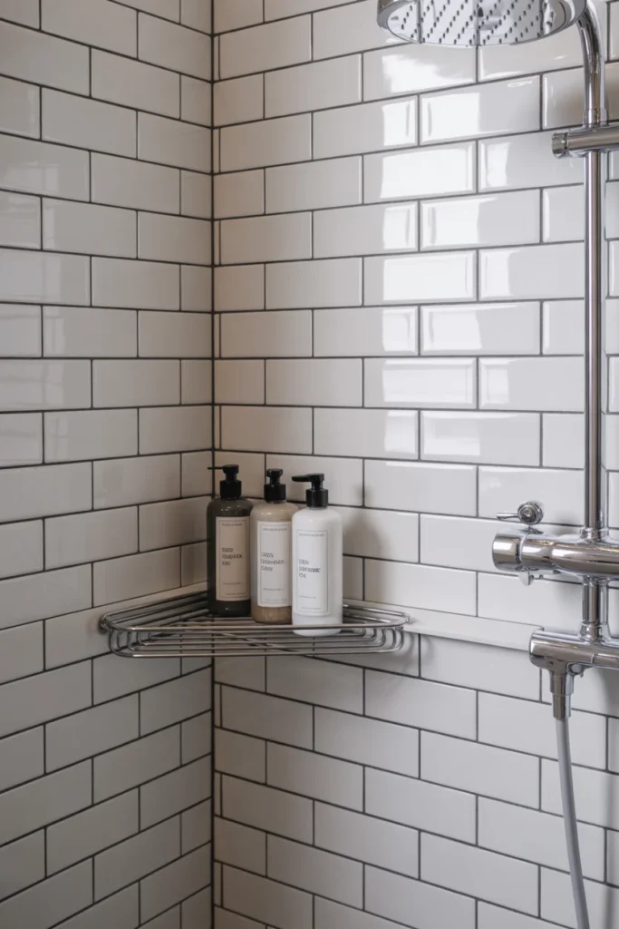 Add a Shower Caddy That Actually Stays Put