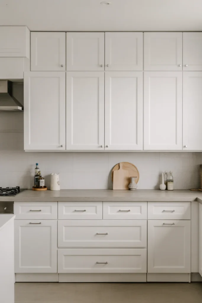 Choose Simple, Clean Cabinetry