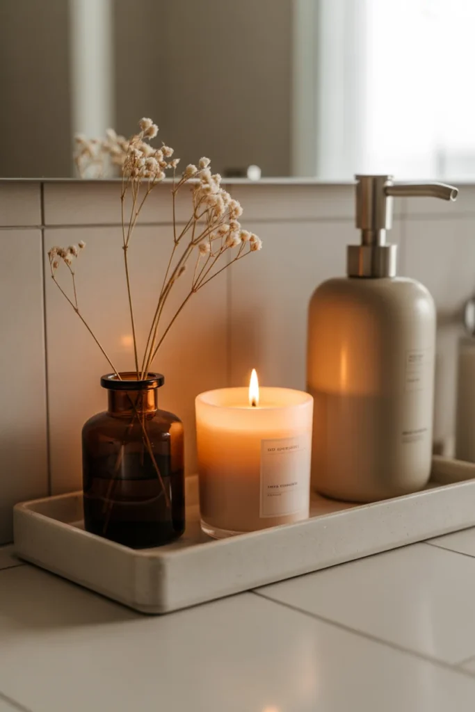 Style a Small Tray on the Counter