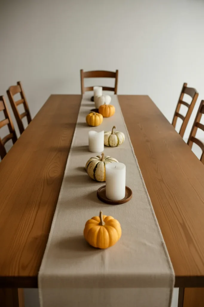 Add a Table Runner Instead of a Full Cloth