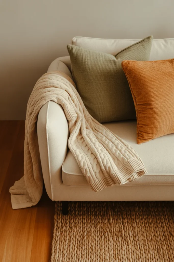 Swap Lightweight Textiles for Warmer Layers