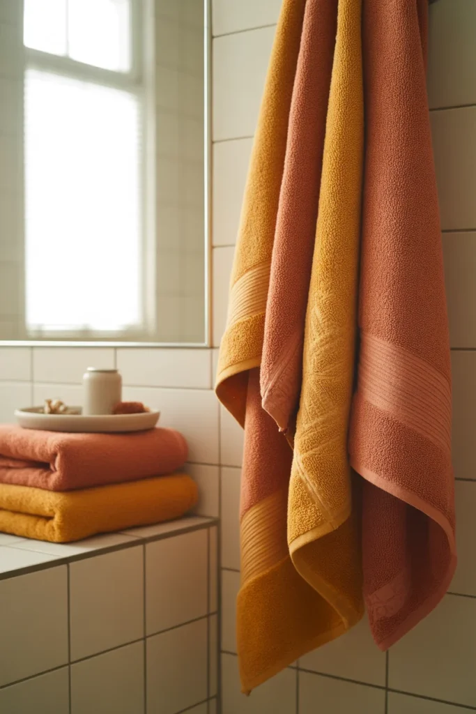 Swap in Warm-Toned Towels